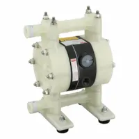 DAYTON Double Diaphragm Pump: Polypropylene Body, 1/2 in, NPT Connection, 15 gpm, 231 ft Max. Head (MPN 6PY39)
