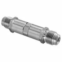 HAM-LET Instrumentation Check Valve: For Chemicals/Gas/Oil, Water Media, Poppet, Inline Valve Body (MPN H-480A-SS-GL-1/4-50PSI)