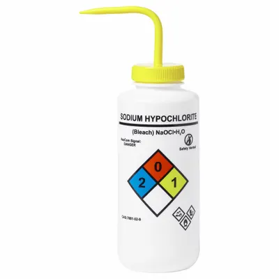 OEM Wash Bottle: 1 L - Wide Mouthed Standard Spout Wash Bottles
