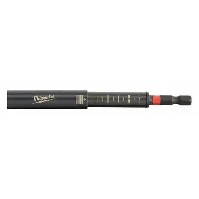 MILWAUKEE 48-32-4508 Impact Rated Bit Holder with Screw Guide, 1/4 in Hex Shank - Bit Holders with Screw Guides