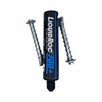 Carbon steel anchor with zinc-plated finish for securing fixtures, signs, or barriers into asphalt surfaces. Features 0.625 in diameter, 6 in length, and 3/8-16 thread size. Suitable for general fastening applications in asphalt