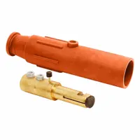 Single Pole Inline: Male, Orange, 600V AC/600V DC, 600 A, Double Set Screw Termination, 17 Series (MPN 17D22-SO)