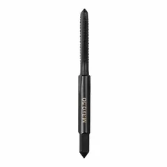 MILWAUKEE general purpose hand tap with M3x0.5 metric thread, 2B class of fit, 4 flutes, plug chamfer, and black oxide carbon steel construction. Used for cutting internal threads in metal parts, suitable for through-hole or blind-hole threading in ferrous materials.