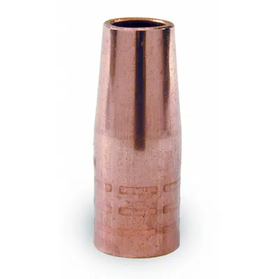 LINCOLN ELECTRIC Magnum 100A Nozzle, 3/8 in, Tapered, Fixed Recessed, KP21T-37 - Magnum 100A Nozzles
