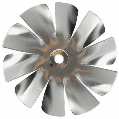 Dayton Propeller: Clockwise Facing Discharge, 3 in Propeller Dia. (In.), 10 Blades - HVAC and Refrigeration