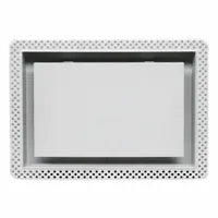 Wall/Ceiling Register: Wall, 10 3/4 in H, 14 7/8 in W, Decorative, Uncoated, White, Plastic Grille (MPN DWLITBD10X14WHT)