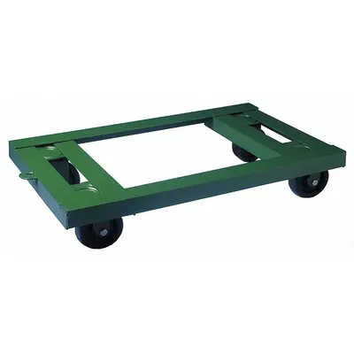 FAIRBANKS General Purpose Dolly, 27x16x6 in, Green, (4) Swivel, Tow Eye - General Purpose Dollies