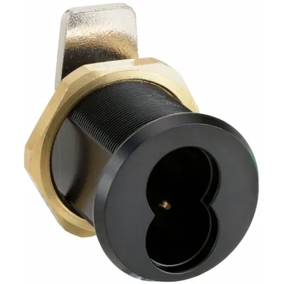 DELTA LOCK Cam Lock: Interchangeable Core Keyed Cam Lock, Chrome-Plated - Interchangeable Core Keyed Cam Locks