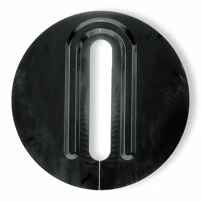 Dayton Sump Basin Cover: Plastic, Sump Basin, 2 1/2 in Vent, 2 in Opening Dia. - Lids for Basins
