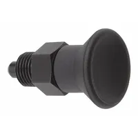 KIPP Indexing Plunger: Nonlocking, Steel, M16x1.5 Thread, 14 N to 28 N Nose Force (MPN K0631.5308)