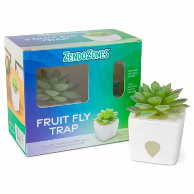 ZENDOZONES Fruit Fly Trap: For Use On Flying Insects, Bait Box Trap - Flying Insect Traps