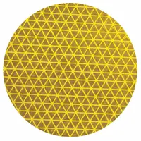 Reflective Tape: Construction/Emergency Vehicles/Trucks and Trailers, Yellow, 3 5/32 in Wd, Acrylic (MPN 18375)