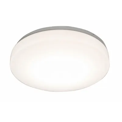 AFX INC. Flush Mount: 19 in Dia, White, 3 in Ht, 2,236 lm, 2700K/3000K/3500K/4000K/5000K - Cirrus Flush-Mount Lights