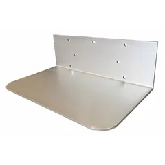 This nose/toe plate is a hand truck accessory designed to replace or upgrade the load-supporting plate on compatible hand trucks. With an 8 1/2 in width, 14 in overall length, and 8 1/2 in overall width, it provides a stable surface for moving boxes, drums, or equipment in warehouse, delivery, and industrial material-handling applications.