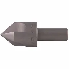 This three-flute countersink creates a 100° conical recess for flat-head screws in metalworking. The AlTiN-coated cobalt construction provides heat resistance for use in ferrous metals. With a 1 1/2 in body diameter and 3/4 in shank, it is suited for general-purpose machining applications.