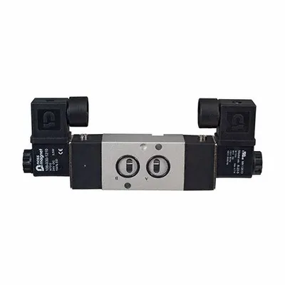 NAMUR Soleniod Valve: DNMR, Double Solenoid, 24V DC, 4 Ports, 1/4 in NPT Inlet - Bonomi NMR Series Solenoid Valves