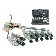 The BAILEIGH INDUSTRIAL RDB-25 is a manual bar and tube bender with a maximum bending angle of 180°. It is used for forming metal rods, bars, and tubing in metal fabrication, maintenance, and structural work, providing operator-controlled bending without hydraulic power.