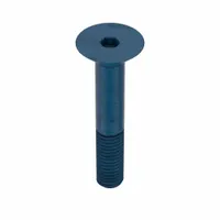 Socket Flat Head Screw: M8x1.25 Thread Size, 50 mm Lg, Flat, Blue Phosphate, Alloy Steel, 10 PK (MPN UST187477)