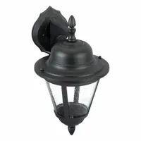 Wall Lantern: Incandescent, 100 W, 120V AC, 16 in Overall Ht, Aluminum Housing Material (MPN P5863-31)