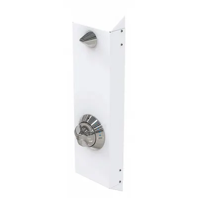 BESTCARE Shower Faucet Panel: WH458, 1.5 gpm Fixed Showerhead Flow Rate, Brass - Institutional Shower Panels