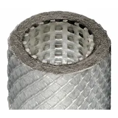 Activated carbon filter element for compressed air systems. Removes oil vapor, odors, and hydrocarbons to provide clean air. Suitable for applications such as pneumatic controls, instrumentation, and food processing.