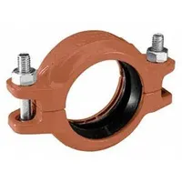 GRUVLOK Clamp Coupling: Rigid Bolted, 3 in x 3 in, Ductile Iron, NBR Seal, 300 psi (MPN 0390212736)