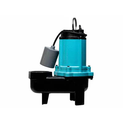 LITTLE GIANT Sewage Ejector Pump: Cast Iron, Single Phase, 1/2 hp, 115V AC - General Purpose Sewage Ejector Pumps