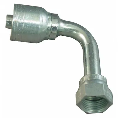 AEROQUIP 90° Elbow Hydraulic Crimp Hose Fitting - Aeroquip Crimp Hydraulic Hose Fittings with ORS Connection