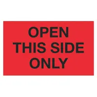 Open This Side Only Label: 500 PK (MPN DL1216)