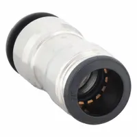 AIGNEP USA Push-Fit Union Fitting: 14 mm OD x 14 mm OD Size, Push-to-Connect x Push-to-Connect, 3 PK (MPN 50040N-14-PK3)