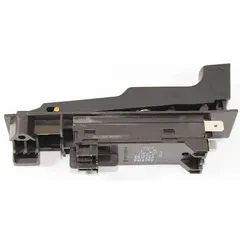 Replacement switch for chop saws, cut-off machines, and cold saws. Restores power control functionality for cutting tools used in metal fabrication, construction, and maintenance.