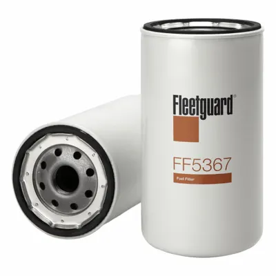 FLEETGUARD Fuel Filter: Spin-On, 6 15/16 in Overall Lg, 3 11/16 in Outside Dia - Spin-On Fuel Filters