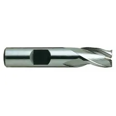 This general purpose cobalt square end mill features a TiCN coating for enhanced wear resistance and heat tolerance. With 3 flutes and a 1/4" cutting diameter, it is suited for slotting, profiling, and contouring operations on steel, stainless steel, and cast iron.