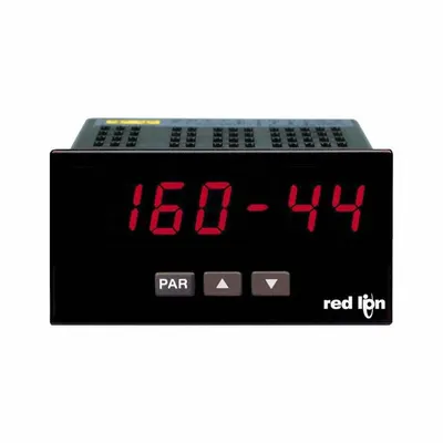 RED LION Process Time Meter: 999,999 Display Span - Min, 115 V AC – 230 V AC, 10 V DC – 16 V DC - Process Digital Panel Meters