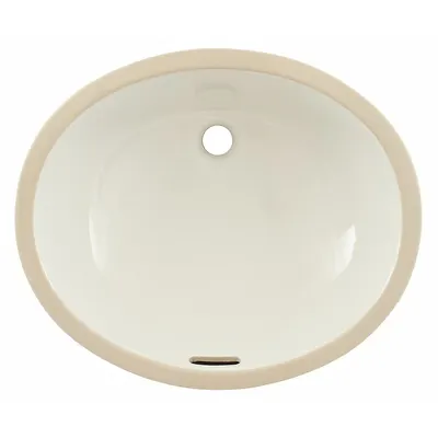 TOTO LT569#01 Undermount Bathroom Sink, White Vitreous China, 19-1/4 x 16-1/4 in - Undermount Bathroom Sinks without Faucets
