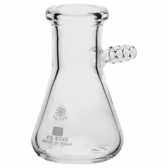 Filtering Flask, 25 mL, Colorless, Round, Stopper Size 3, USP Type I