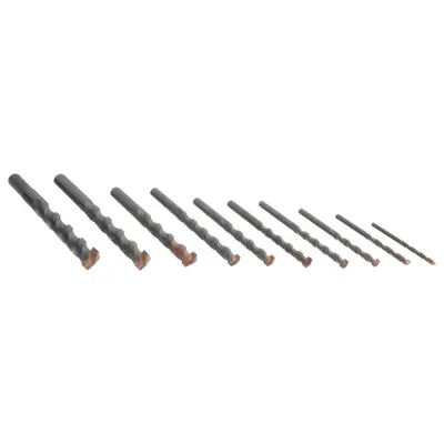 WESTWARD Round Hammer Drill: 7/32 in Drill Bit Size, 4 in Max Drilling Dp - Round-Shank Masonry Drill Bits