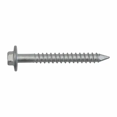 DEWALT Screw Anchor: 1 3/4 in Overall Lg, 7/32 in Dia, Stainless Steel, Stalgard - Hex-Head Screw Anchors