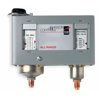 Dual Pressure Control: SPST, 12 in Hg to 80 psi Low Side, 100 psi to 500 psi High Side, NEMA 1 (MPN P170MA-18C)