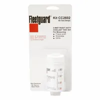 Strip-type antifreeze tester for coolant system testing. Used to check coolant condition in vehicle or industrial cooling systems, helping prevent corrosion and overheating. Sold individually