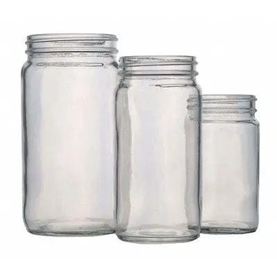 KIMBLE Storage Bottle: 30 mL - Clear Wide Mouth Round Glass Lab Bottles