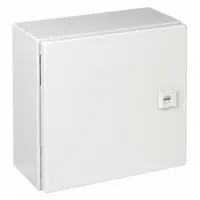 RITTAL Enclosure: Steel, 19 in x 19 in x 8 in, NEMA 1/12/3R/4, Solid Cover, Hinged (MPN WM202008NC)