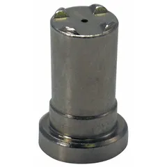 Replacement nozzle for ESAB PT-23 handheld plasma torches, rated at 30 A. Focuses the plasma arc for cutting conductive metals in fabrication, repair, and maintenance tasks. Manufactured by AMERICAN TORCH TIP.