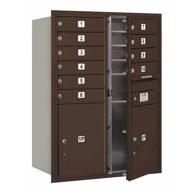 SALSBURY INDUSTRIES Mailbox: 4C, 12 Doors, Horizontal, 41 3/8 in H x 31 1/8 in W x 16 1/2 in D - Multi-Unit Mailboxes