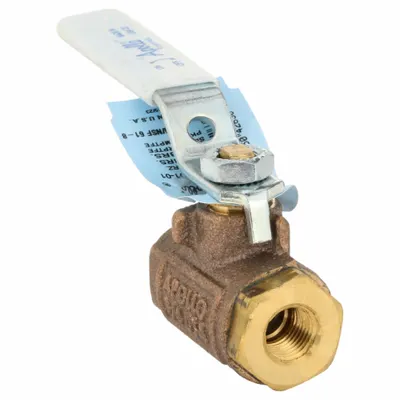APOLLO Manual Two-Way Ball Valve: 1/4 in Size, Bronze, Straight, FNPT x FNPT - Bronze Ball Valves
