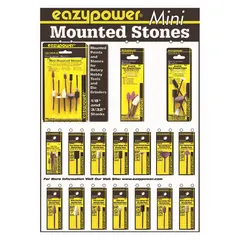 Mini Mounted Stone Assortment, 36 Pieces