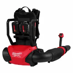 This cordless backpack blower delivers up to 650 cfm of air flow while operating at 65 dB or less. It features a 12.0 Ah battery capacity and a tube-mounted throttle for convenient control. Suitable for clearing leaves, debris, and light snow from lawns, driveways, and job sites.