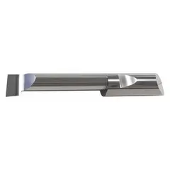Right-hand boring bar with 1/2 in shank diameter and 0.2400 in center-to-cutting-tip offset. AlTiN coating provides heat and wear resistance. Used in lathes and boring mills for enlarging, finishing, or contouring pre-drilled holes in metal parts.