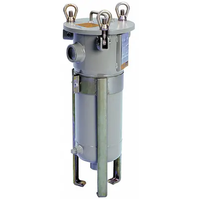 Parker Water Filter Housing: 2 in, NPT, 33 in Overall Ht, 12 1/4 in Overall Dia - Parker Water Filter Cartridge Housings