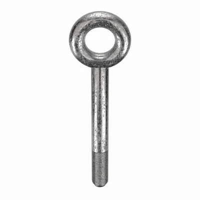 KEN FORGING Machinery Eye Bolt: Without Shoulder, 18-8, Stainless Steel, Plain, 4 in Thread Lg - Machinery Eye Bolts without Shoulder